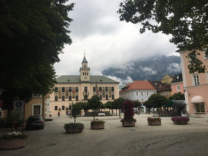 Marktplatz Rathaus Bad Reichenhall - Mozart-Radweg