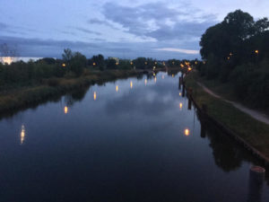 Elbe-Lübeck-Kanal - Lauenburg - Abenddämmerung - Elberadweg - Fernradweg Berlin-Hamburg