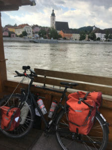Grein an der Donau - Fahrradfähre - Donaufähre - Donauradweg Österreich