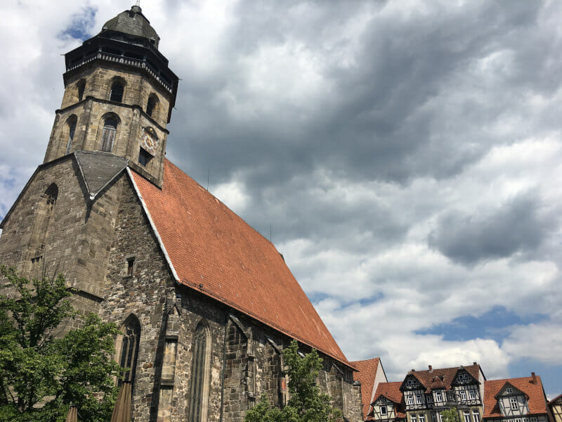 Kirche Hann. Münden - Fuldaradweg