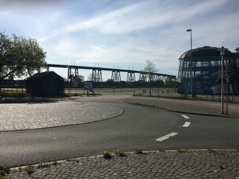Rendsburg Bahnbrücke - Nord-Ostsee-Kanal-Radweg