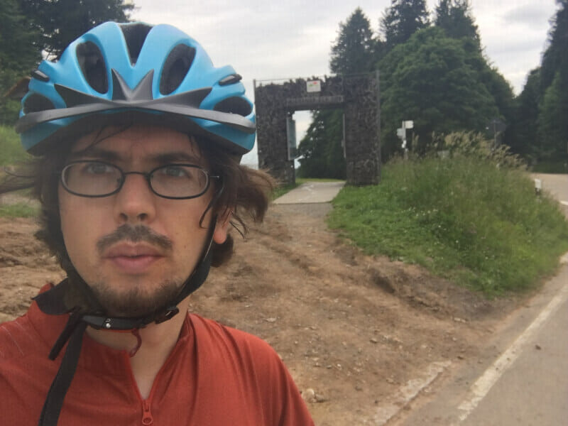Wiedener Eck - Denkmal für den Westweg - Schwarzwaldradweg Erfahrungen mit mir, dem Radtouren-Checker.