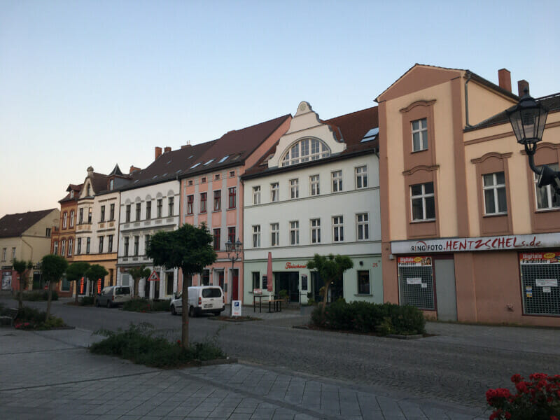 Guben am Neißeradweg.