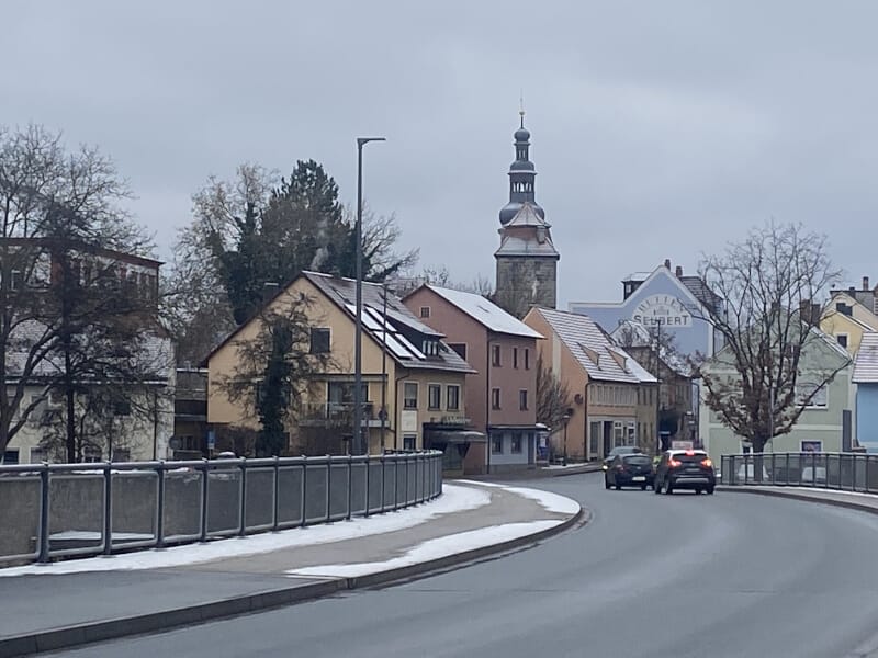 Höchstadt an der Aisch von Weitem - Aischtalradweg